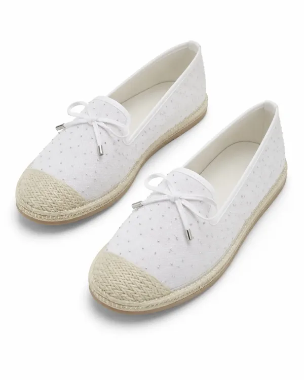 Mocassins Nœud Strass