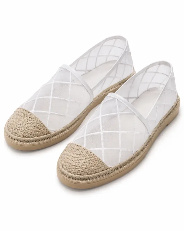 Mocassins Résille Matelassée