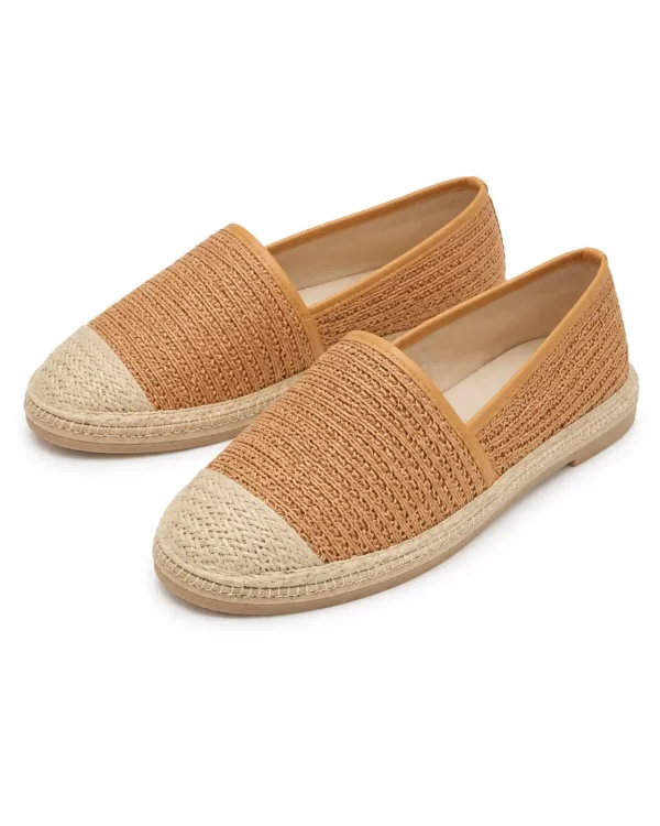 Mocassins Tressées Raphia